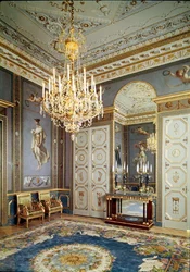 Interior del Salón de Música en el apartamento de Hortense de Beauharnais (1783-1837) 1803-10